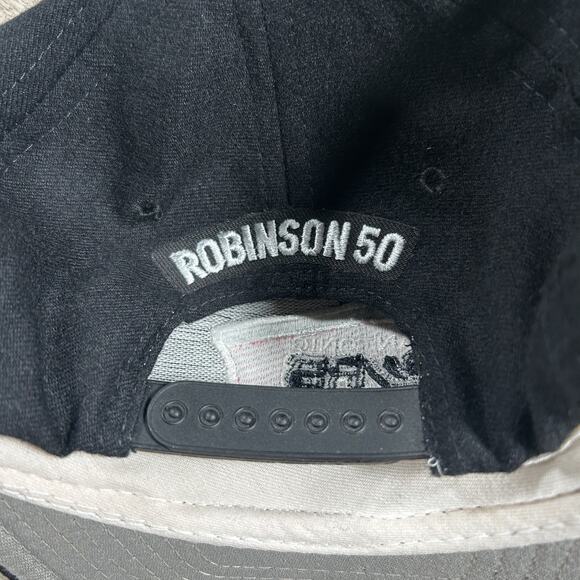 Vintage San Antonio Spurs David Robinson Hat NEW Snapback NBA AJD Black Wool Cap - Picture 2 of 7